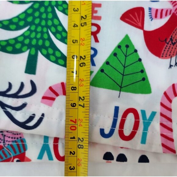 Festive Christmas Themed Scrub Top, V Neck, Short Sleeve, L, NWT - Picture 5 of 6